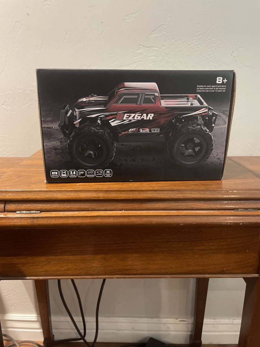 BEZGAR TM141 1:14 Scale RC Truck - 2.4GHz 4WD Remote Control Monster Truck