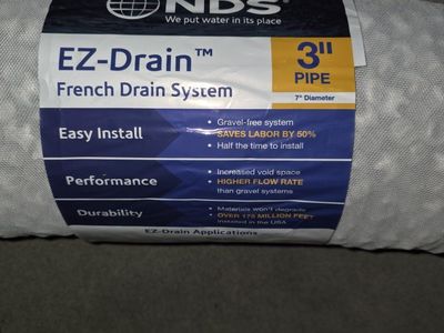 NDS EZ Drain, tile drain.
