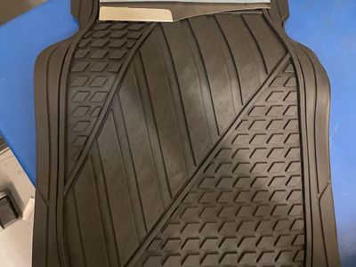 Autocraft AC2102B All-Season Rubber Floor Mats 2-Pack
