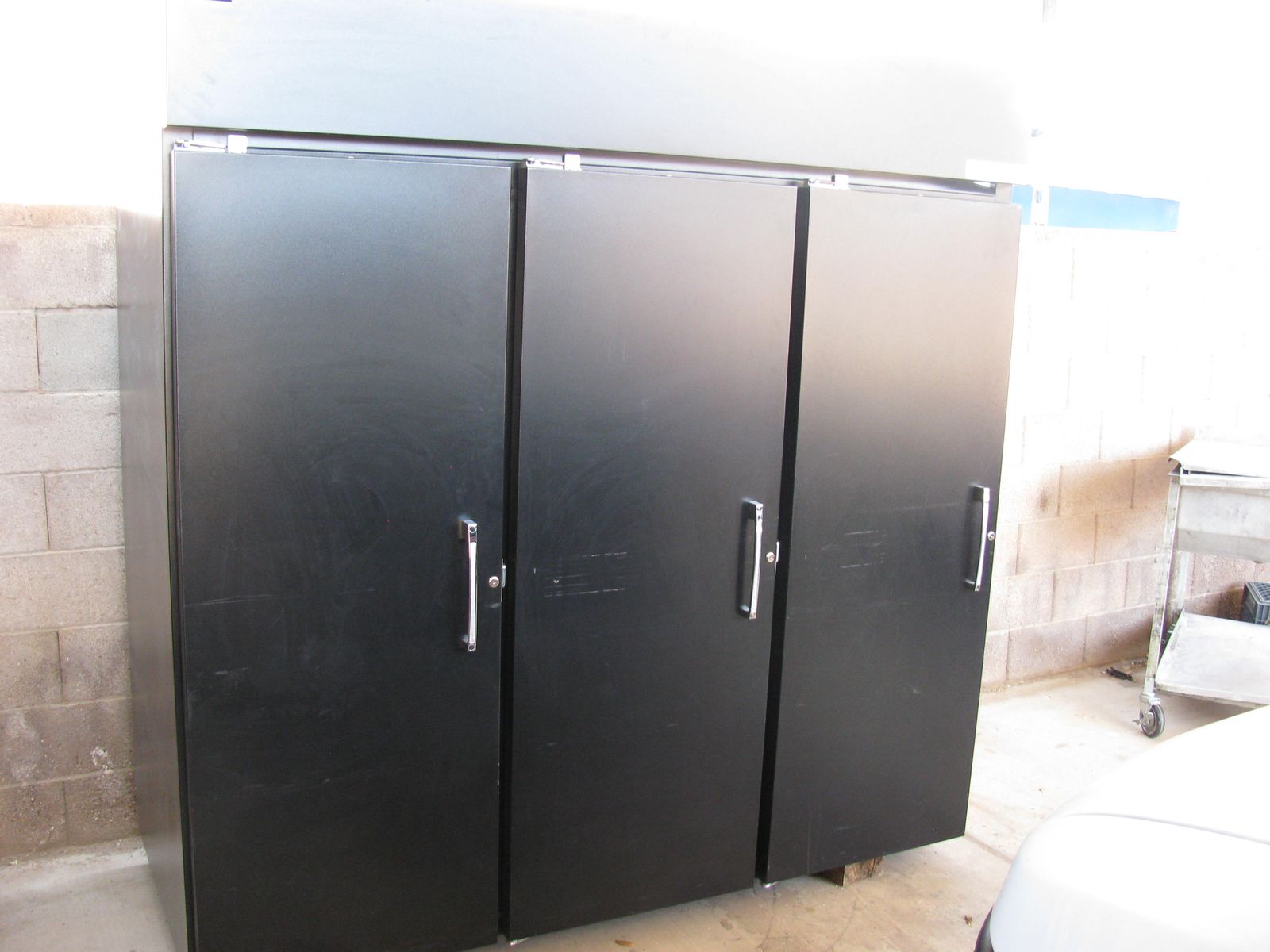 3 Door Reach in Cooler