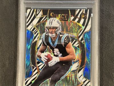 2025 Select Tetairoa McMillan Zebra Shock RC #44 PSA 10 Gem Mint