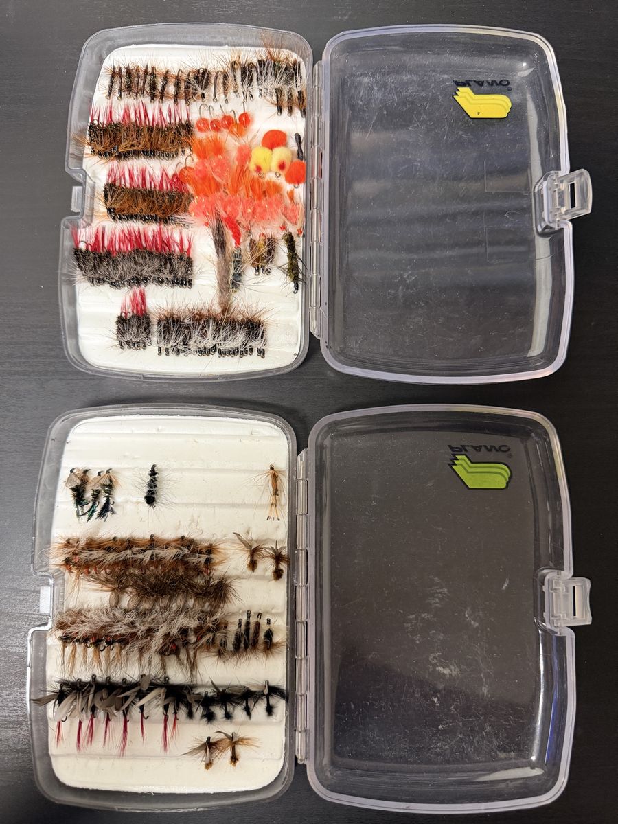 Lot Of 127 Hand Tied Fishing Flies