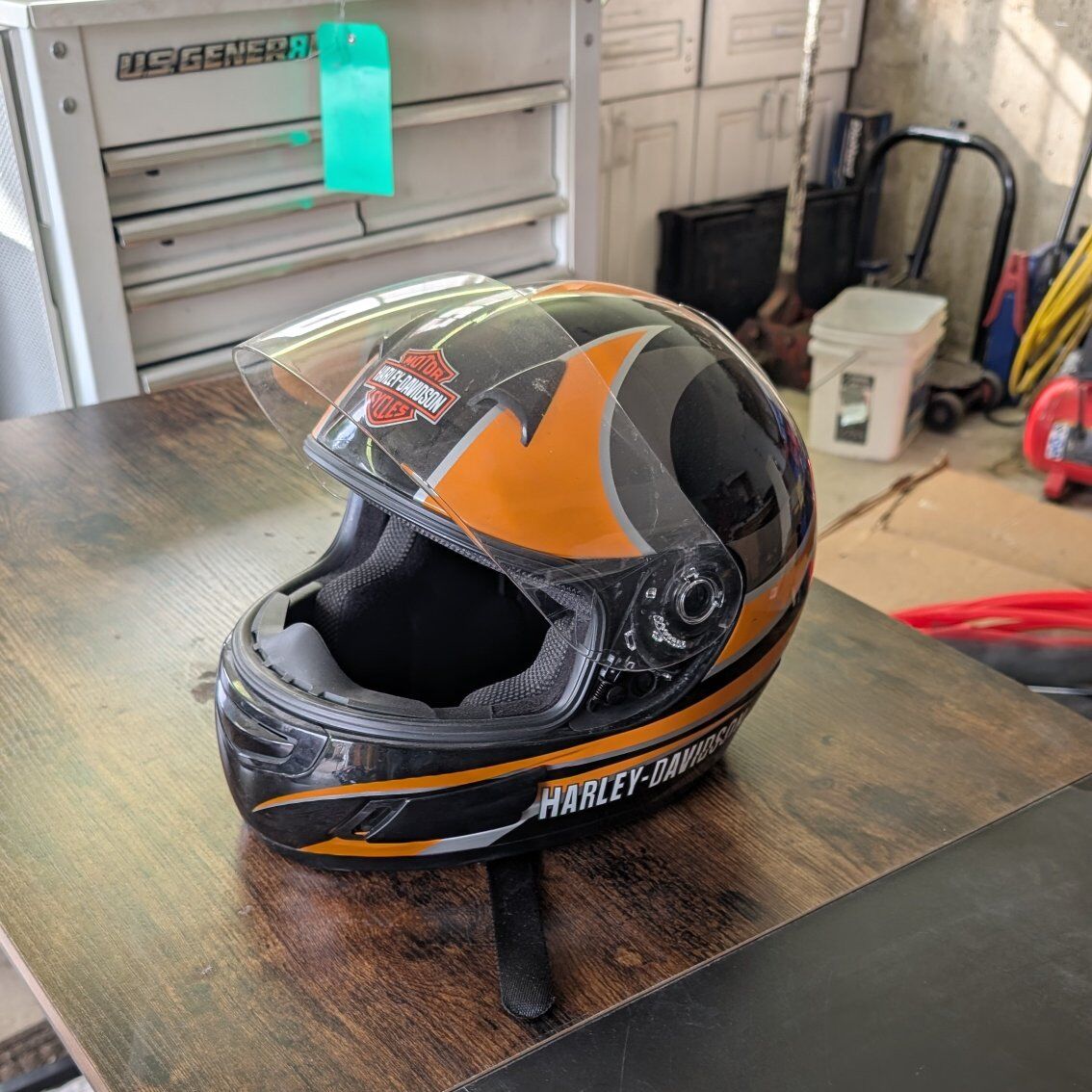 Authentic Harley Davidson motorcycle full helmet