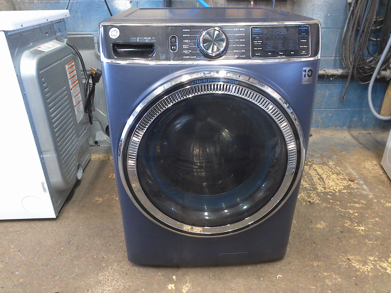 GE front load washer