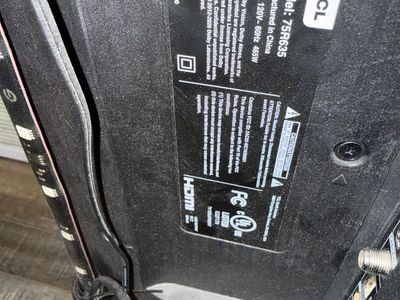 Moving Sale - 75 Inch TCL miniLED 4K HDR