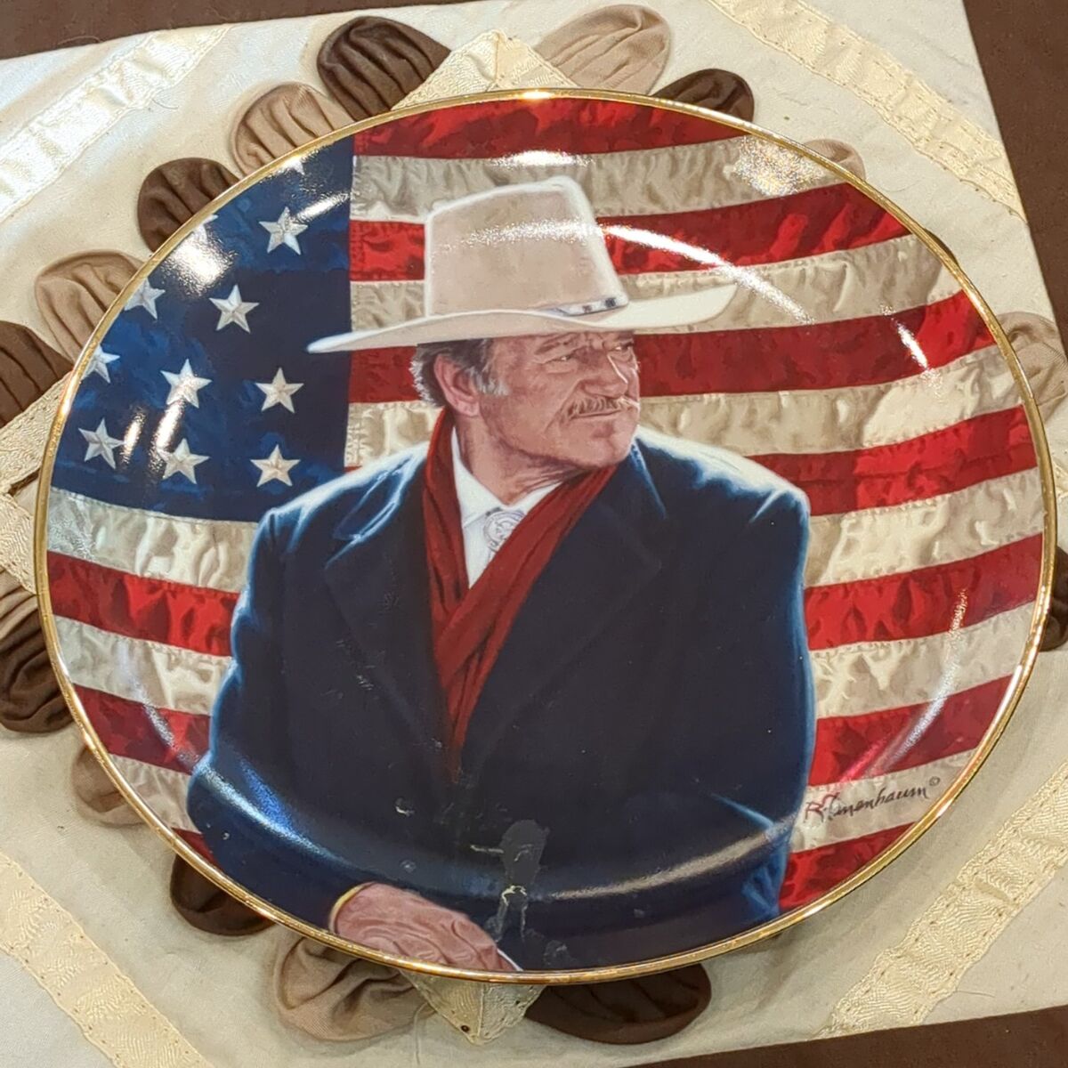 John Wayne collectors plate #6