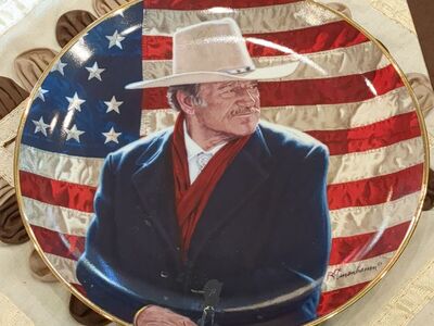 John Wayne collectors plate #6