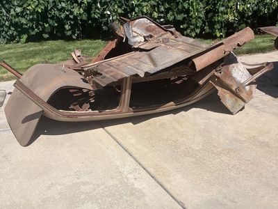 Free metal cut up car