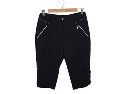 Jamie Sadock Stretch Golf Capri Studded Shorts Lightweight Black Women's 4