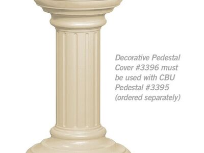 Decorative Pedestal Cover - Tall - Sandstone