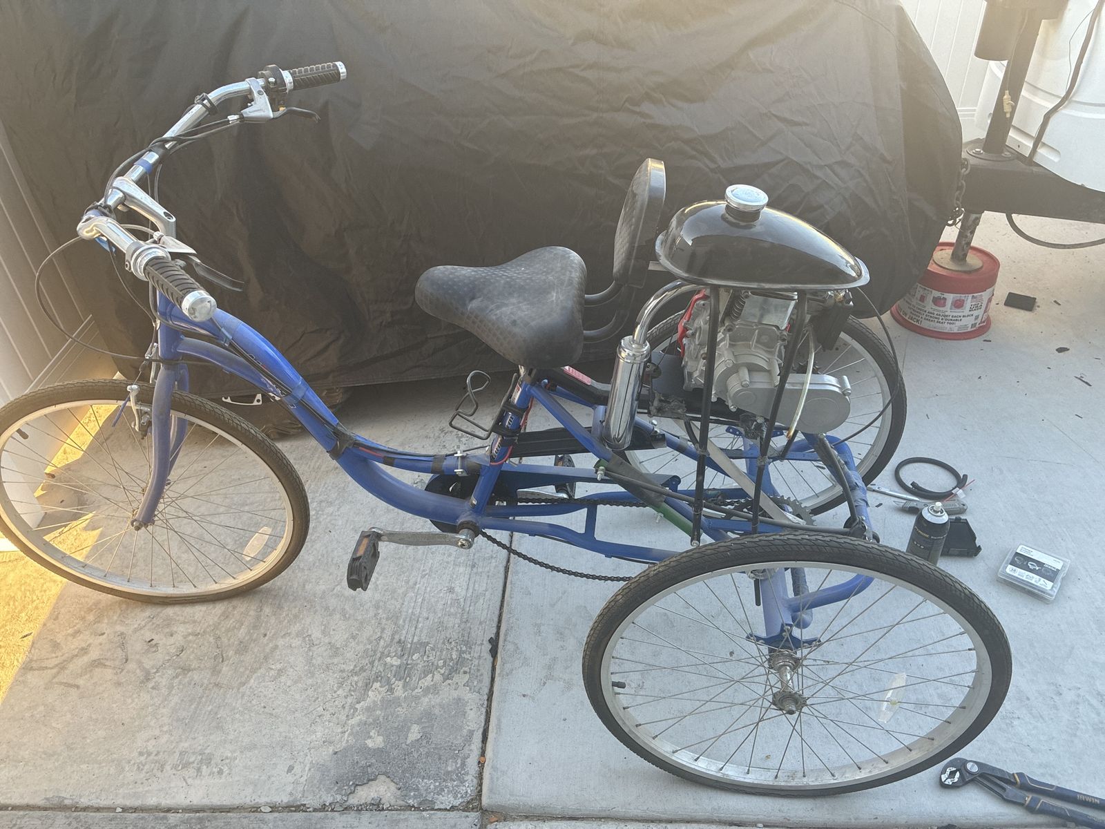 Custom Motorized Tricycle Go-Kart Project