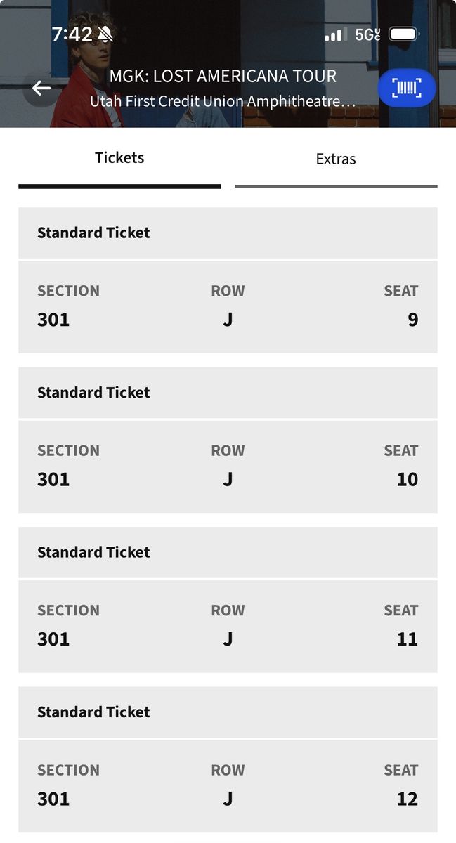 4 Mgk tickets