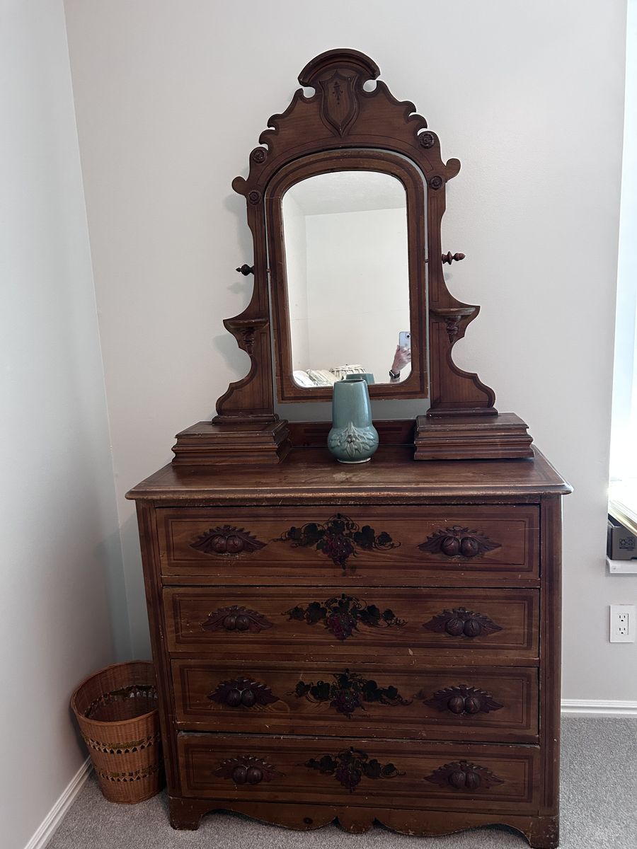 American Cottage Painted Victorian Dresser