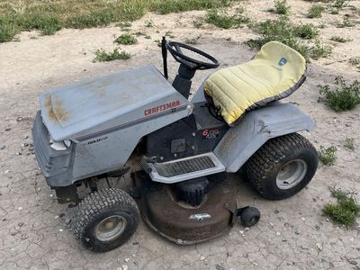 Craftsmen riding lawnmower