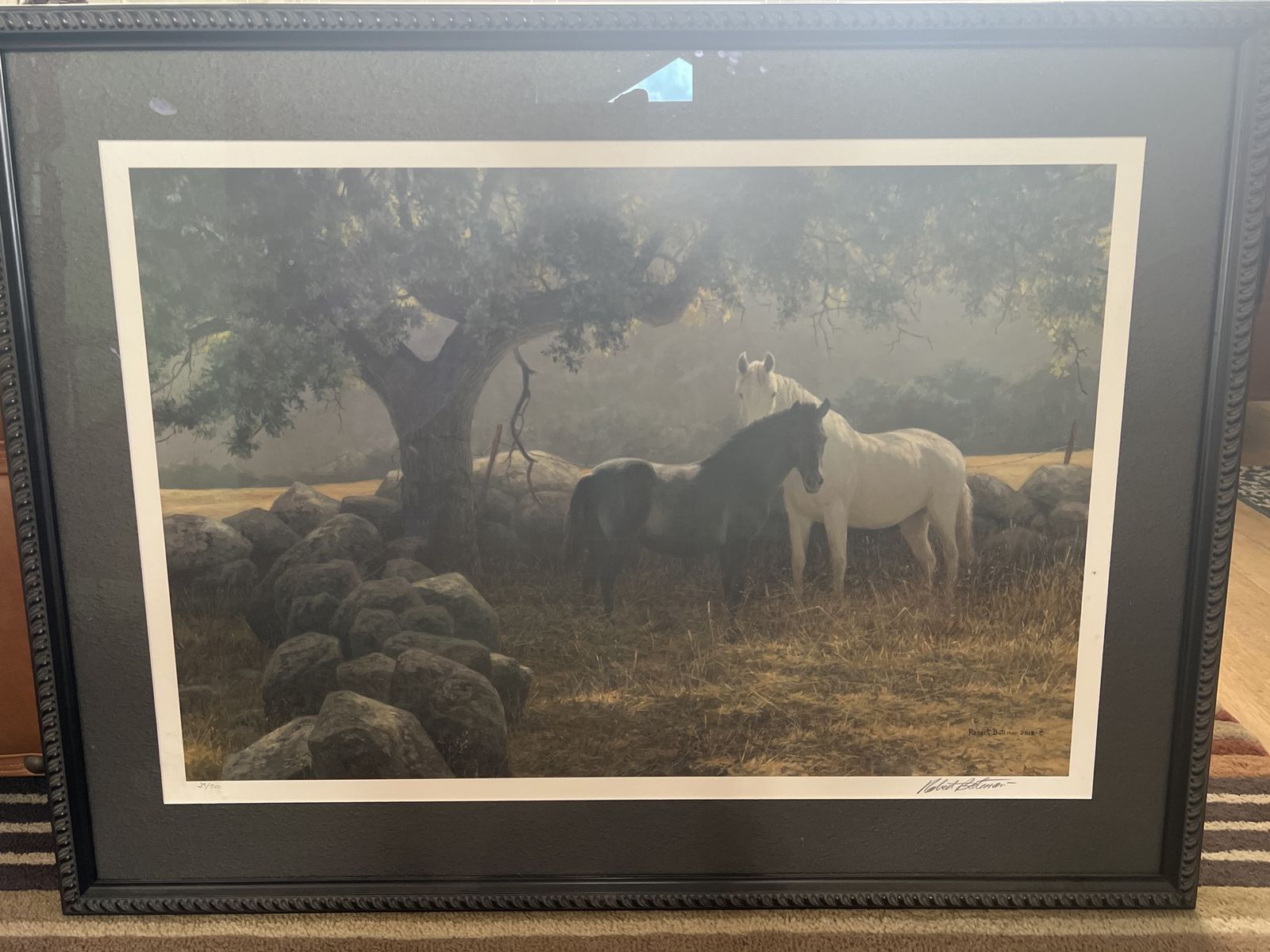 Robert Bateman Horse Print Newly Framed