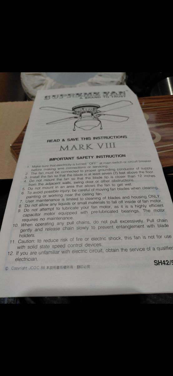 Ceiling Fan NEW in box