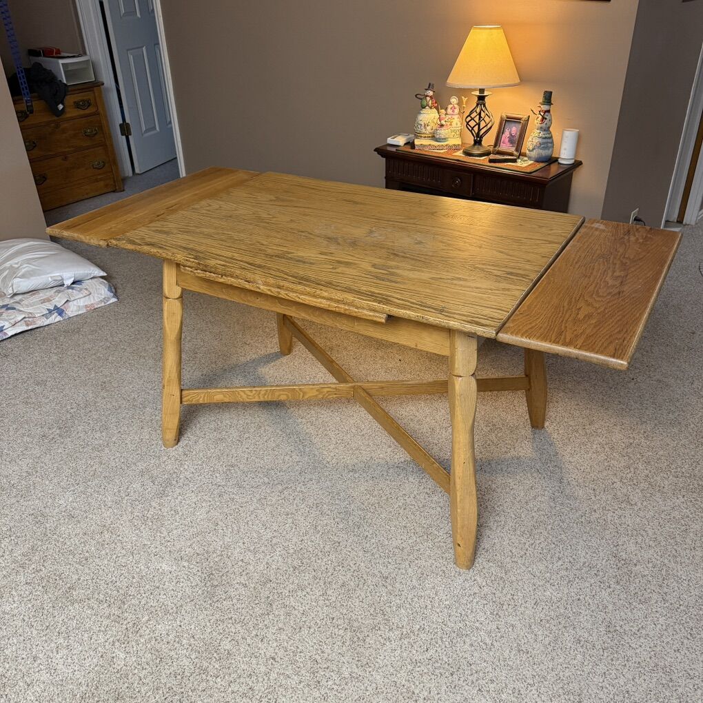 Antique Oak Refectory Table