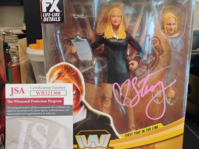 Stacy Keibler WWE Legends Elite Collection Series 15 Signed Action Figure JSA