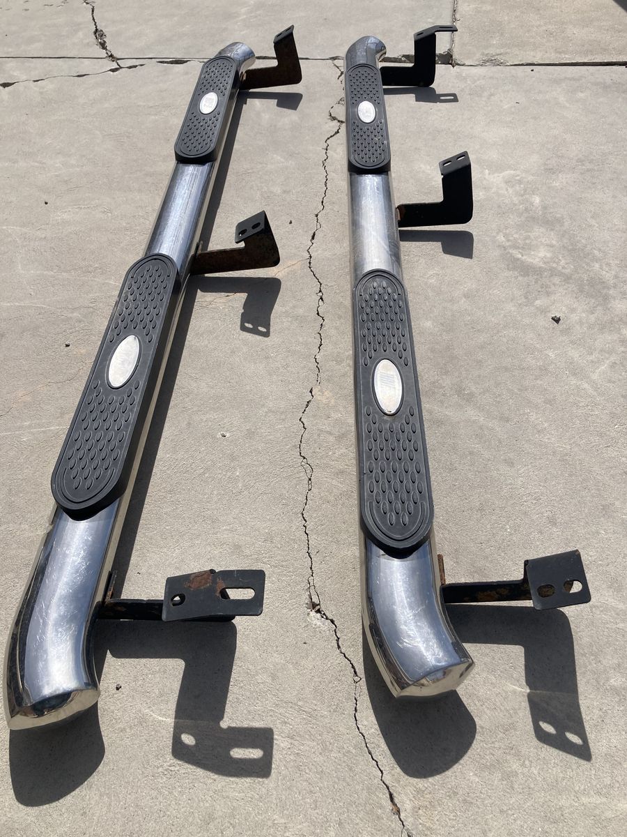 4" Polished Stainless oval Side Bars