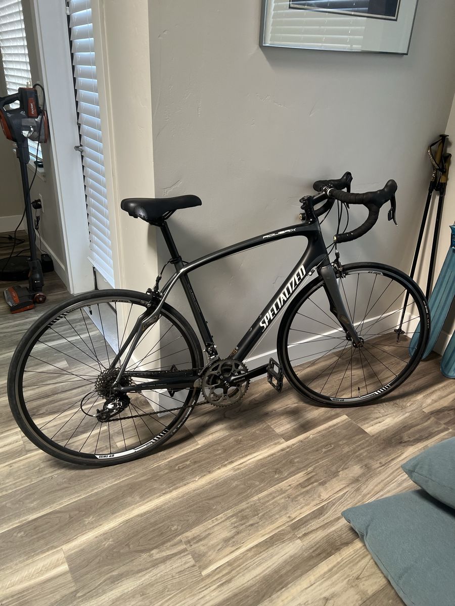 Specialized Roubaix Road Bike, Carbon Fiber Frame, Black 56cm