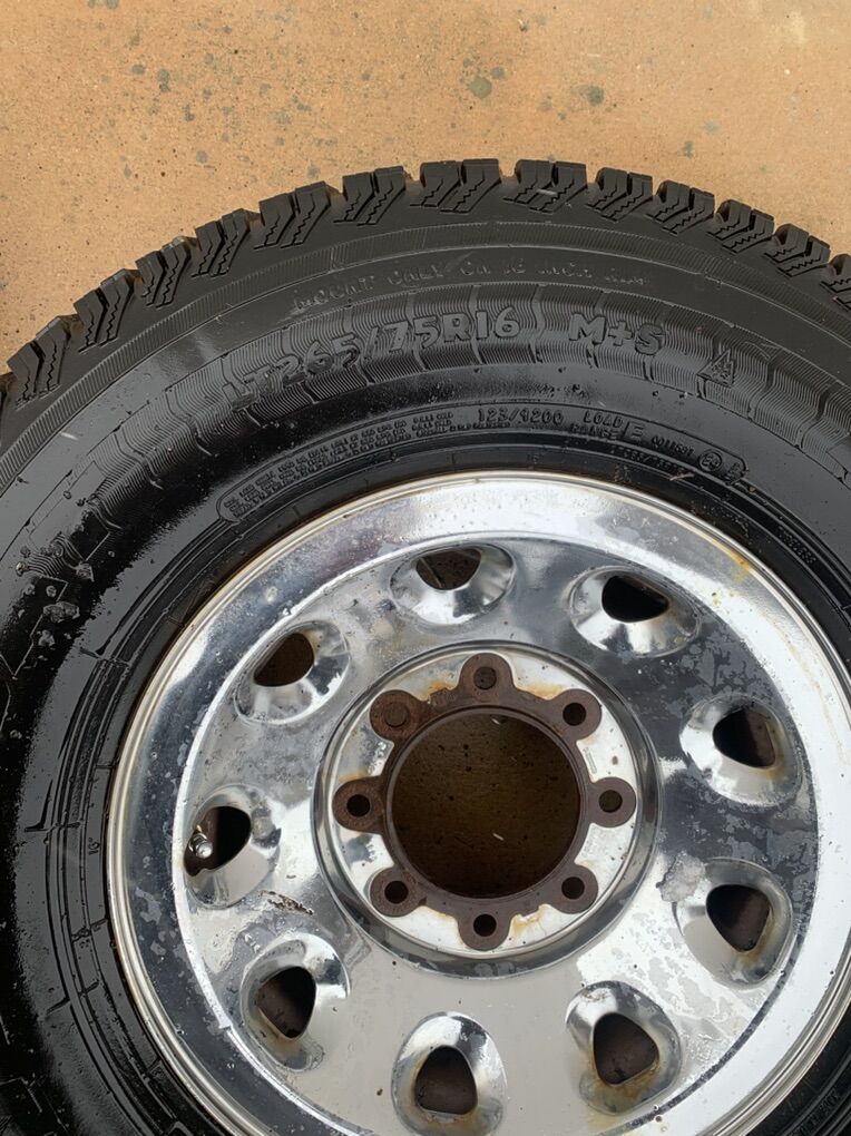 265/75R16 8 Lug Wheel And tire