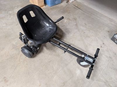Jetson Spin hoverboard with jetkart attachment
