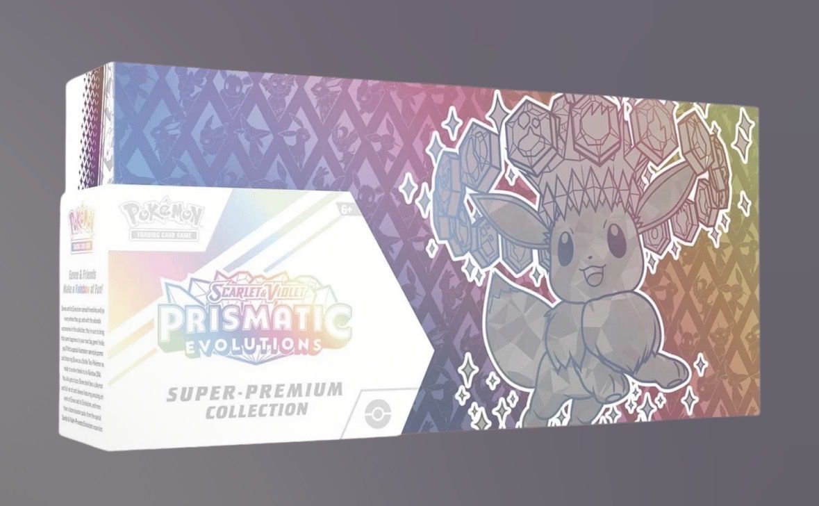 Pokémon TCG Scarlet & Violet Prismatic Evolutions Super-Premium Collection Box - Eevee & Friends