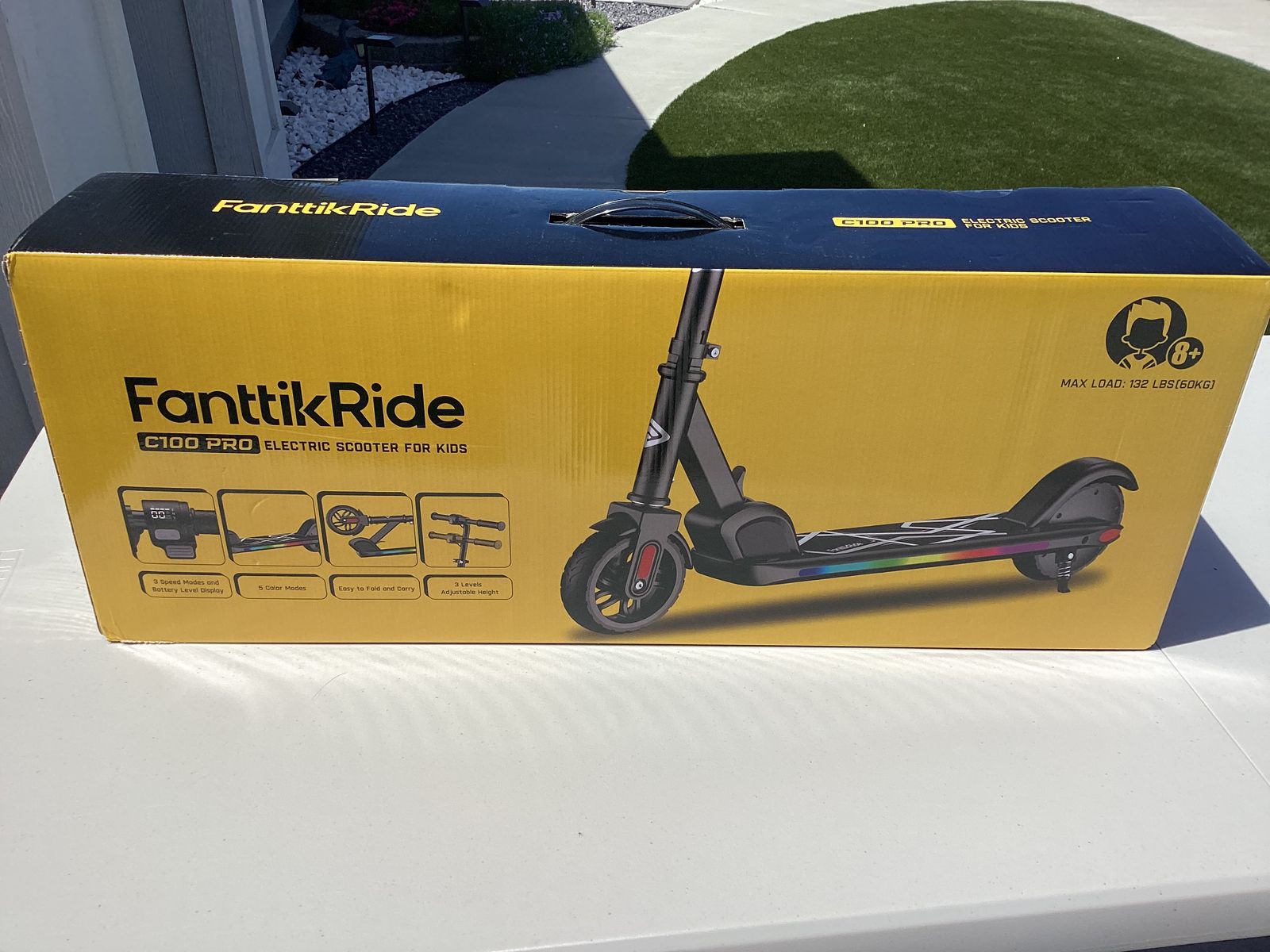 New - Fanttik C100 Pro Kids Electric Scooter