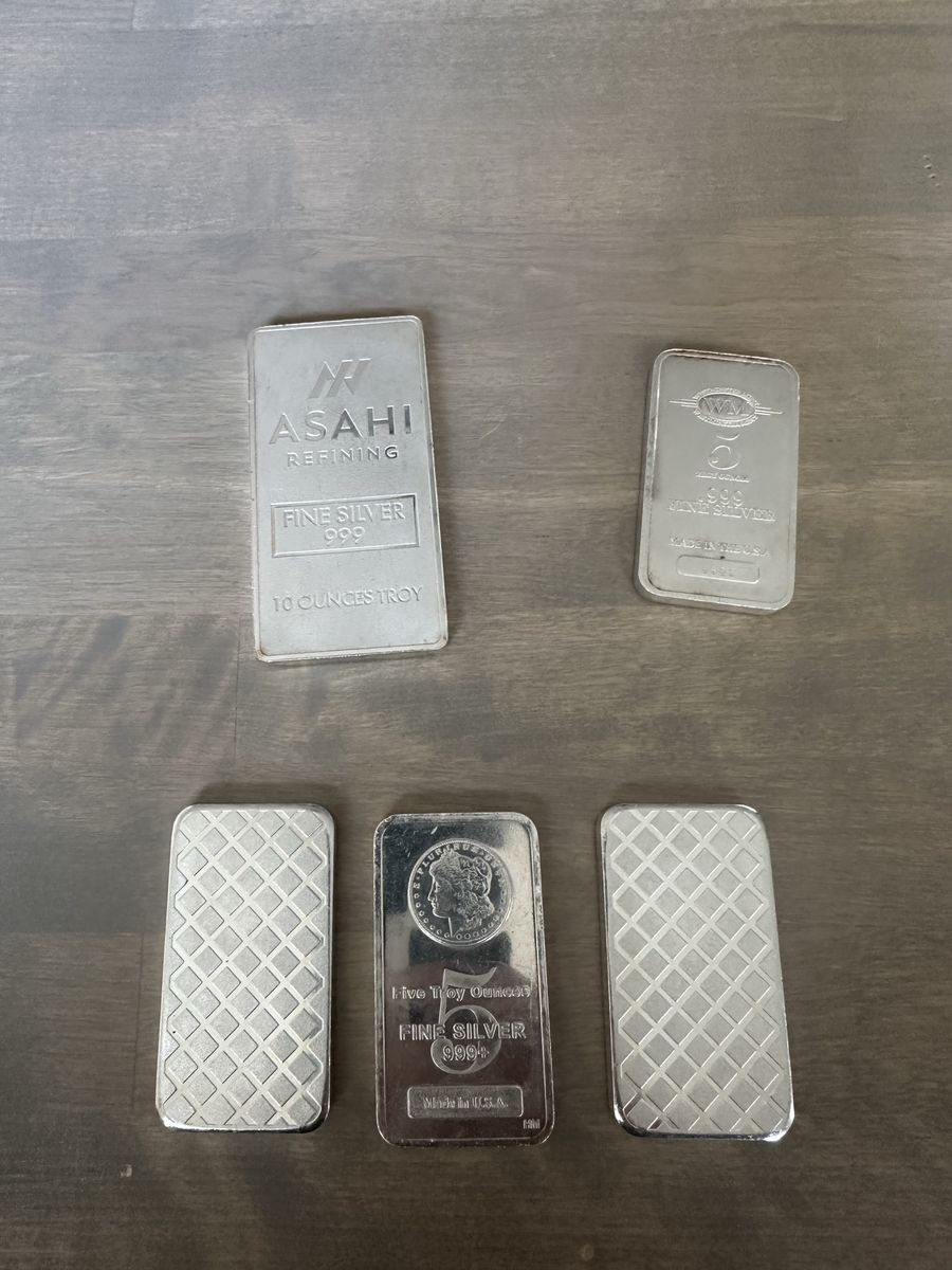 Fine Silver Bars 5-10oz