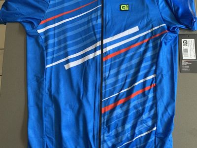 Ale Italia Flash Jersey Azzurro Blue