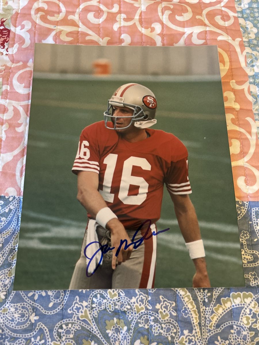 Joe Montana Autograph NFL San Francisco 49ers Hand Signed Auto 8x10 Photo Super Bowl Champions