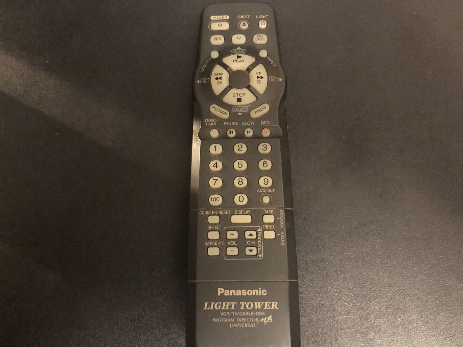 Panasonic Remote VSQS1596 for Blue Line VCR Light Tower Universal