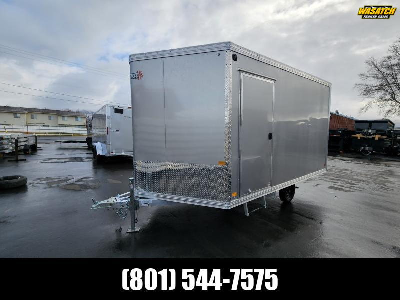 2026 ALCOM 101X12 Hybrid 3.0 with Track Mats Enclosed Snowmobile Trailer