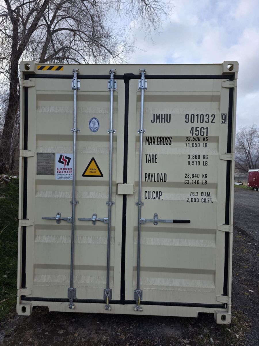 Rent to Own Shipping Containers! We are a local Utah Company! Prices vary based on size, condition, and delivery distance.