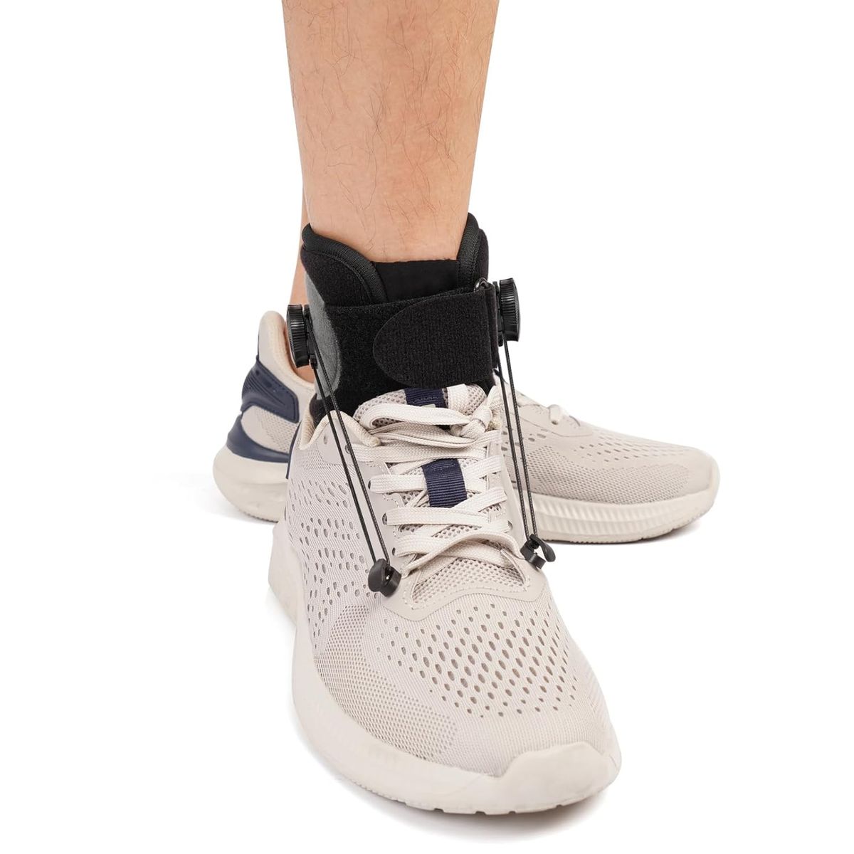 NEW AFO Foot Drop Brace Adjustable Tension with Dual-Dial Drop Foot Brace for Walking with Shoe SIZE M
