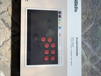 8BitDo Arcade Stick Controller for Switch & Windows - Bluetooth & 2.4G USB