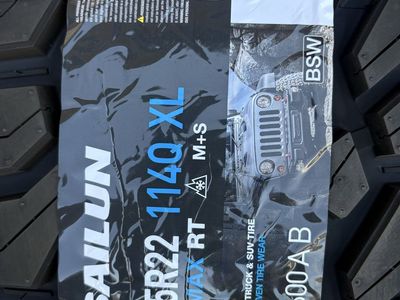 BRAND NEW SET OF SAILUN TERRAMAX RT 285/45R22