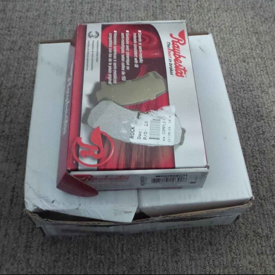 20-06 Toyota Camry Raybestos front brakes
They