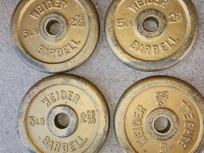 Weider 5lb weight plates