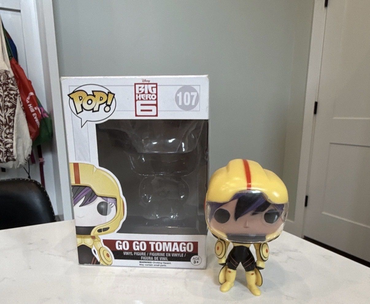 Funko Pop! Disney Big Hero 6 Go Go Tomago #107 Vinyl Figure with Box