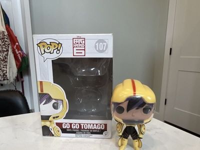Funko Pop! Disney Big Hero 6 Go Go Tomago #107 Vinyl Figure with Box