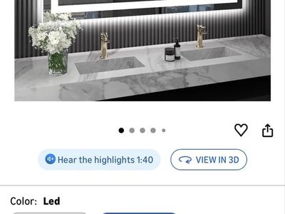 Bathroom mirror