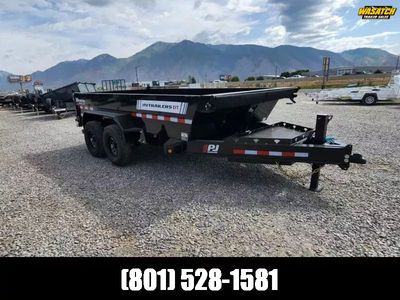 2026 PJ Trailers 7x14 83 Telescopic (DT1) Dump Tr"