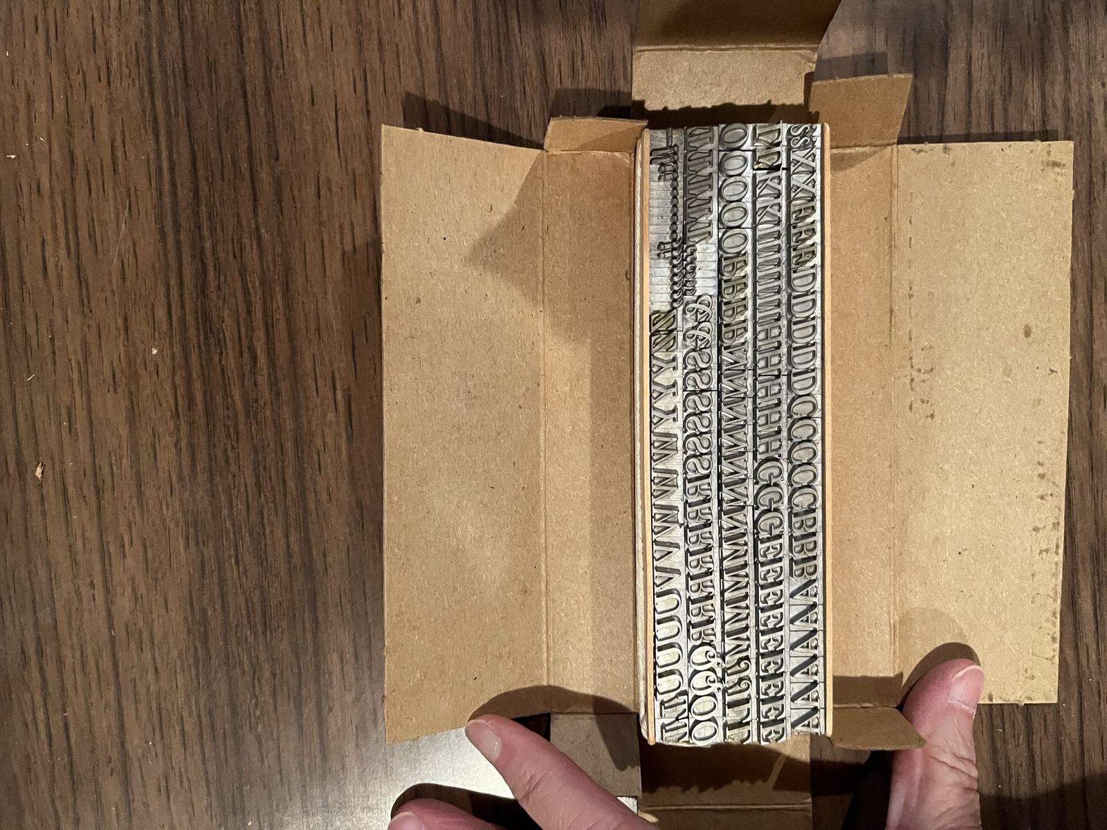 Vintage Letterpress Printing Press Type