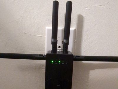 300M WiFi Repeater Network Range Extender with 4 External Antennas