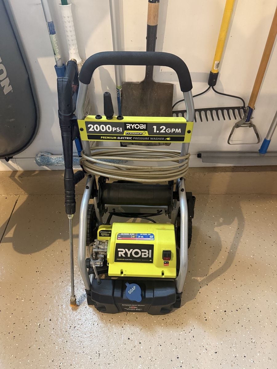 Ryobi 2000psi 1.2 GPM power washer