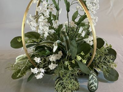 7 centerpieces - greenery for wedding or other events
