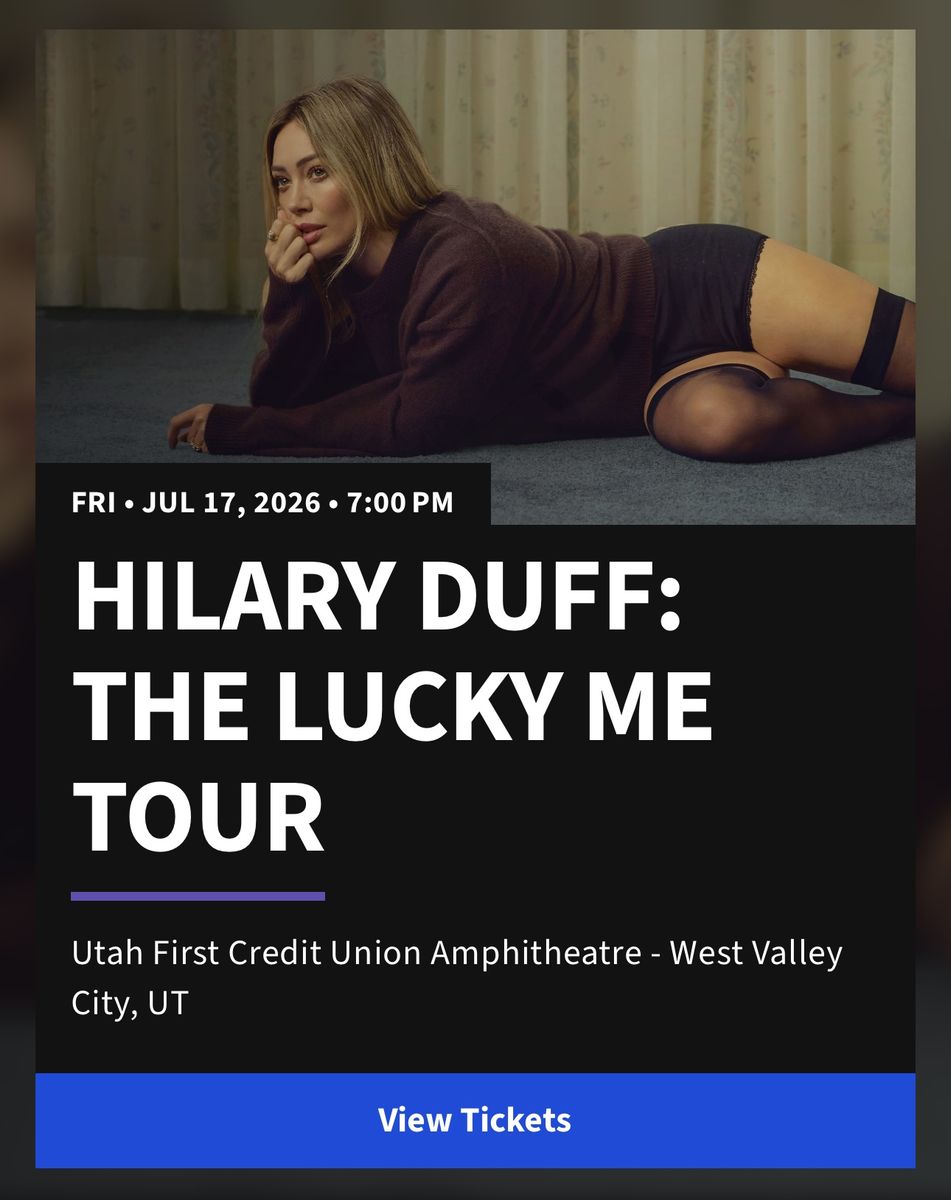 1 lawn ticket - Hilary Duff: The Lucky Me Tour