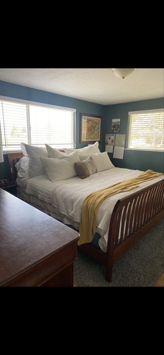 Ethan Allen American Impressions King Bed Frame – Solid Cherry Wood – Made in USA