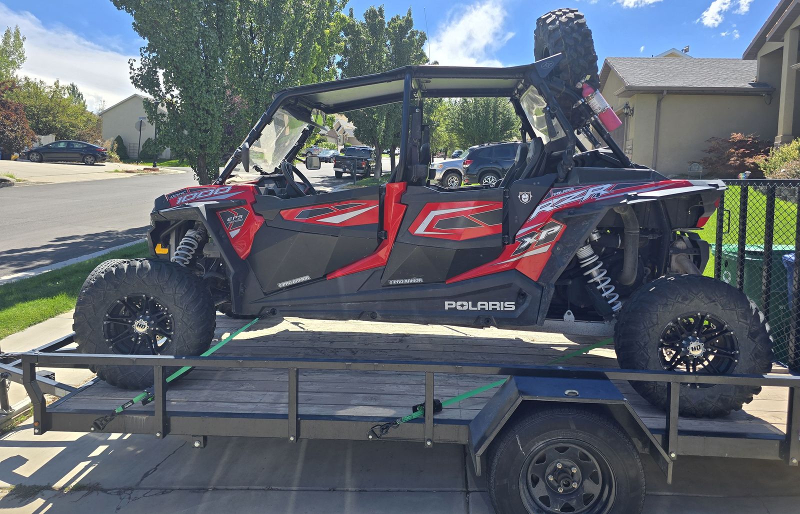 2015 Polaris RZR XP 4 1000 + 2024 Primo 7x14 Trailer — $13,500 OBO No Trades